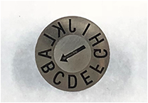 letter mold date insert